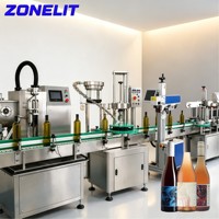 Ligne de production automatique de remplissage et de bouchage à trois griffes pour huile d'olive, huile de sésame et huile de cuisson