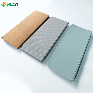 Huayi vente en gros liège + TPE facile à transporter ligne de position pliable exercice Yoga voyage Pilates tapis - Product Image 5