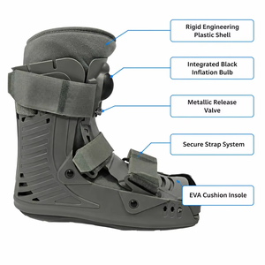 Bota Inflable Ligera para Caminar, Semirrígida, con Cámara de Aire, para Recuperación de Esguinces y Fracturas de Tobillo - Product Image 4