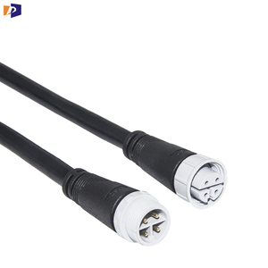 Nhà máy trực tiếp <span class=keywords><strong>LED</strong></span> <span class=keywords><strong>Strip</strong></span> ánh sáng dây nối M16 2 3 4 5 pin phích cắm IP67 điện không thấm nước cáp PVC cho điện đánh giá 10A - Product Image 6