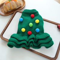 Pull tricoté chaud pour chien automne-hiver, imprimé citrouille et fantôme d'Halloween, costume de fête pour chiots, vêtements pour petits chiens