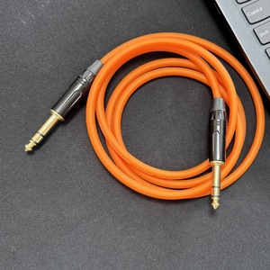 Cable de audio de 6.5mm macho a macho con conductor de cobre y revestimiento de PVC para altavoces, mezcladores, amplificadores, micrófonos y guitarra - Product Image 1