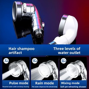 Estensore del rubinetto del lavandino con soffione doccia portatile 3 modalità di regolazione dello spruzzatore attacco a prova di schizzi <span class=keywords><strong>per</strong></span> il lavaggio dei capelli animali - Product Image 3