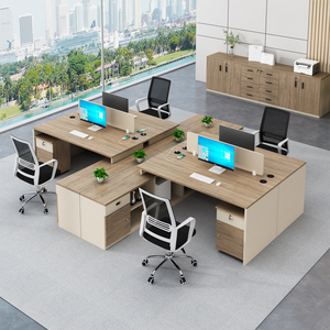 <span class=keywords><strong>Escritorio</strong></span> Ejecutivo de Madera Moderno y Lujoso, Consola de Oficina en Ángulo de <span class=keywords><strong>120</strong></span> Grados, Estación de Trabajo para Oficina en Casa - Product Image 2