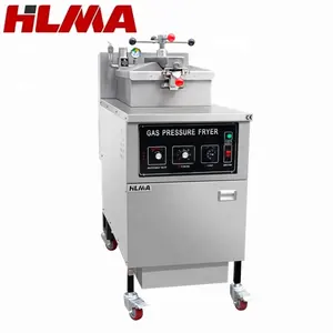 Broasting Chicken Machine Gas Commercial Fried Chicken Pressure Fryer Turkey Chips Deep Frying Machine