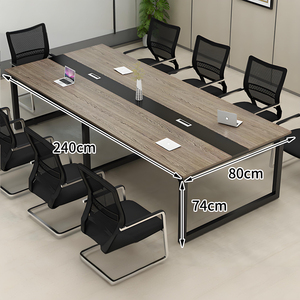 Modern Office Furniture Conference Rectangular <strong>Table</strong> <strong>Meeting</strong> Desk 8 <strong>10</strong> 12 20 <strong>Person</strong> Veener Laminated Wooden Conference <strong>Tables</strong>
