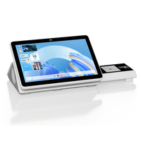10,1 pulgadas Android 11,0 Quad Core Pantalla única Caja registradora integrada POS con escaneo y tecnología NFC