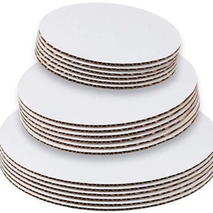 Customized Round Cake Base Board Round Tray Corrugated Board - Product Image 1
