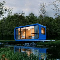 Maison conteneur préfabriquée écologique durable à énergie solaire, prête à l'emploi, prix fabricant, pour villa, boutique, hôtel