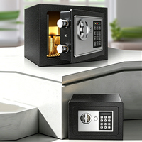 Mini Caja Fuerte Electrónica Digital, Caja de Seguridad Metálica con Contraseña para el Hogar y la Oficina, para Efectivo, Joyas y Documentos Importantes