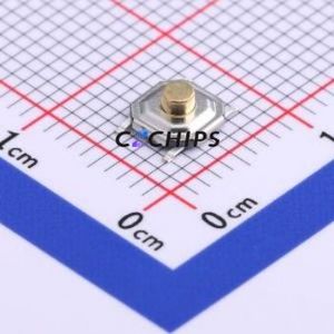 TS-1076S-A7B2 Tactile Switch SMD-4P,5.2x5.2mm Switch Single Pole Single Throw Round Button 1.8N Vertical Mount - Product Image 1