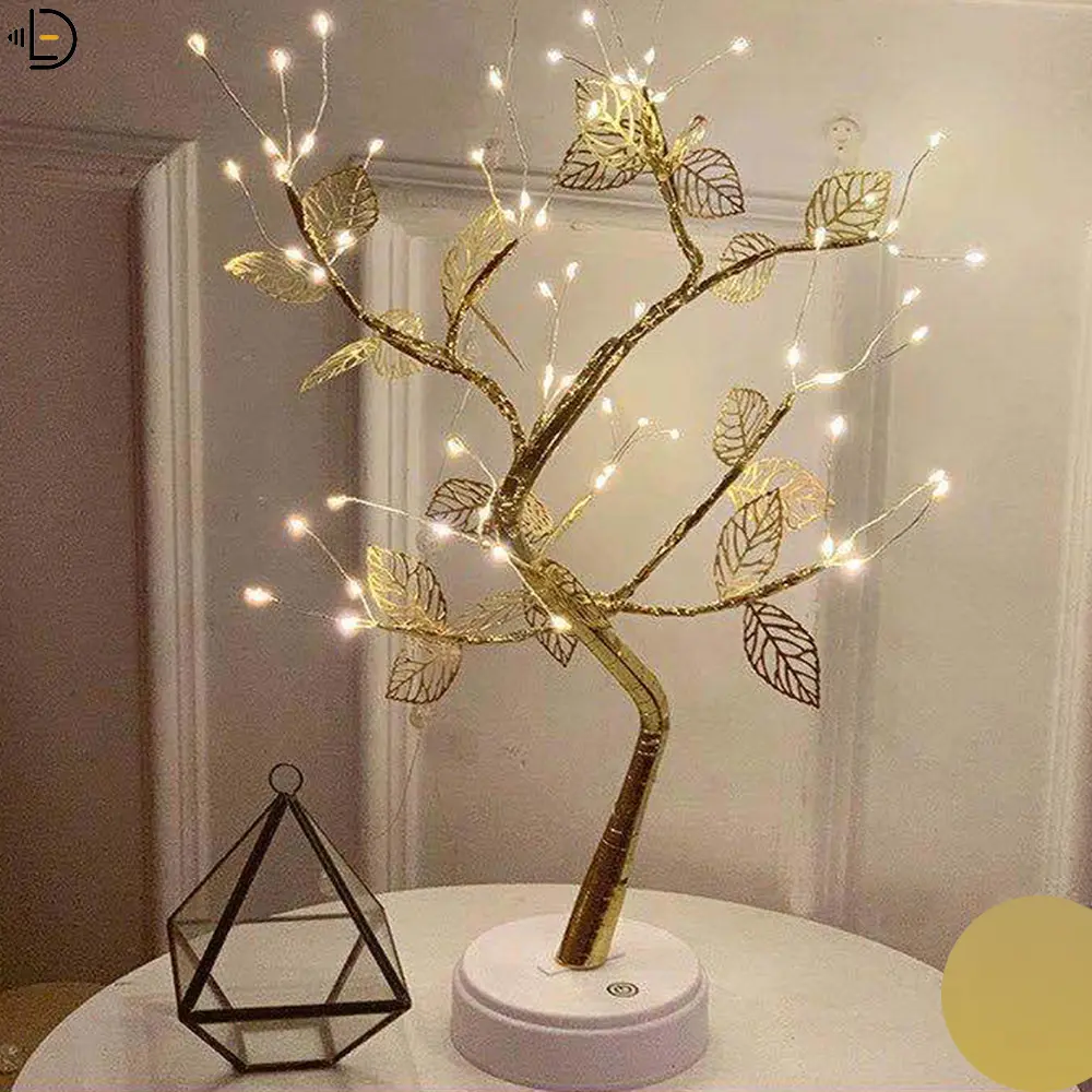 Hot Sale Bonsai Tree Light LED Copper Wire Tree Lights With Battery USB Operated Tree Lamp For Indoor Decoration Night Light