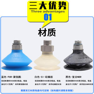 Ventouses industrielles pour bras robotisés Série VAS VASB-8/10/15/30/40/55/75/100/125 - Product Image 4