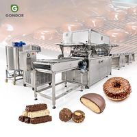 Machine de production professionnelle de glaces chinoises 1500, pour enrobage et glaçage double chocolat, et production de dragées