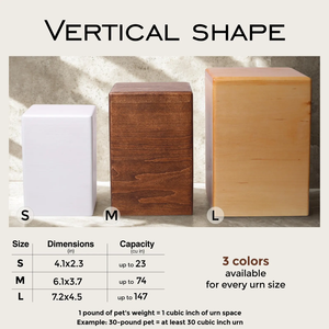 JUNJI Ahşap Özel Evcil Hayvan Urnesi - Product Image 4