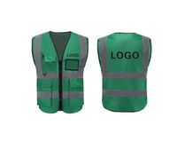 Gilet de sécurité haute visibilité ANSI Classe 2 réfléchissant pour enfants, imperméable, avec logo personnalisé LED clignotant, jaune