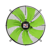 Ventilateur de refroidissement axial EC 400 électrique pour équipement de bâtiment de bureaux, montage au plafond pour serre, ferme, restaurant, industrie