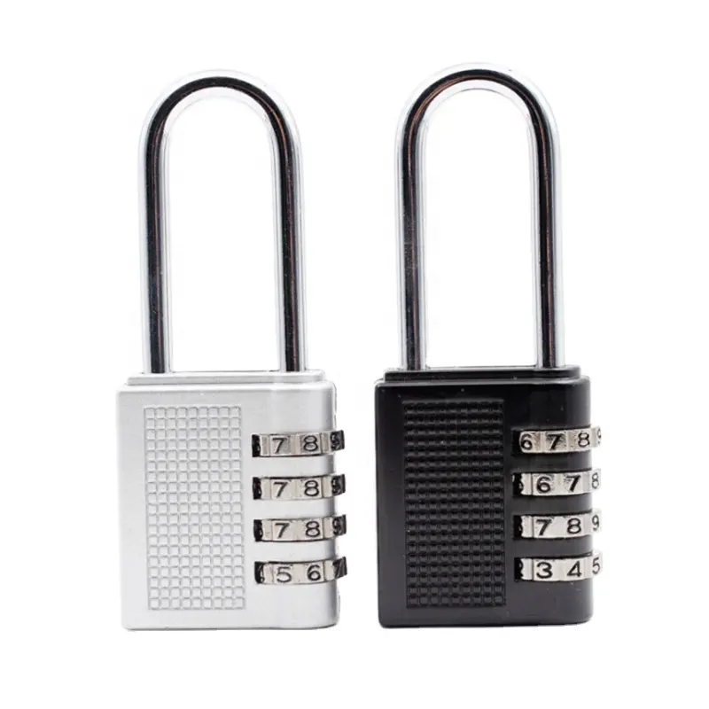 Long shackle waterproof outdoor Sports lock School lockers Gym 4 Digit safe combination door lock