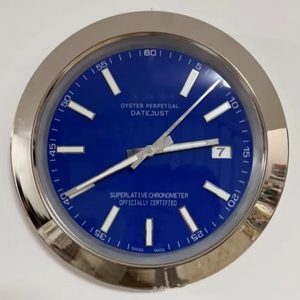 Orologio da Parete Decorativo per Casa, Marche di Lusso, Metallo e Vetro, al Quarzo, Design Francese, Regalo, Arte Moderna Creativa per <span class=keywords><strong>Soggiorno</strong></span>, Blu - Product Image 5