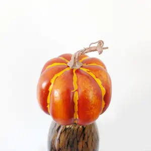 Assorted Size Artificial Pumpkins For Fall Halloween Decor Foam Pumpkin Autumn Decorative Faux Pumpkin