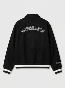 Blouson universitaire bomber Letterman, veste de baseball avec patch brodé personnalisé, pour hommes, fabrication ODM directe en usine, vente en gros, streetwear, mode <span class=keywords><strong>d</strong></span>écontractée - Product Image 4