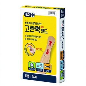 พลาสเตอร์ปิดแผล NEO Bandaid NEO BAND PLUS ชนิดฟาร์อินฟราเรด ฆ่าเชื้อด้วยกาวซิลิโคน ขนาด 19x72 มม. ผลิตจากโพลีเอสเตอร์/คอตตอน ได้รับการรับรองมาตรฐาน KC ระดับ Class I ผลิตในประเทศเกาหลี - Product Image 2
