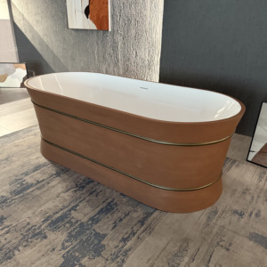 Suly Merlin Đất Sét Màu Đỏ Châu Âu Cổ Điển Phong Cách Acrylic Đơn Lập Thời Trang Và Hiện Đại Bồn Tắm Xoáy Nước Ngâm Tắm - Product Image 2