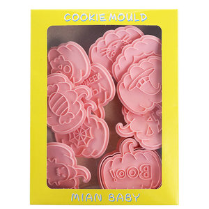 <span class=keywords><strong>Emporte</strong></span>-pièces à biscuits de dessin animé d'<span class=keywords><strong>Halloween</strong></span>, style I, lot de 10 <span class=keywords><strong>emporte</strong></span>-pièces à biscuits <span class=keywords><strong>citrouille</strong></span> et fantôme, outils de pressage pour la pâtisserie en pâte d'amande - Product Image 5