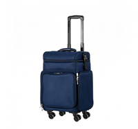 Valise à roulettes en tissu Oxford, grande capacité, pour maquillage professionnel, trousse de beauté, boîte à cosmétiques