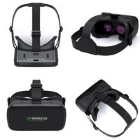 Dropshipping VR SHINECON G06A Lunettes VR pour téléphone portable Tête de réalité virtuelle 3D portant des lunettes de jeu numériques