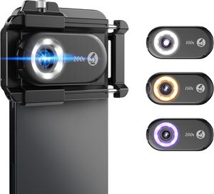 Microscopio de Bolsillo para Teléfono con Diamantes de Primera Calidad, Marca Privada, Mini Microscopio Potente de 300X con Luz LED UV para Todos los Teléfonos Inteligentes - Product Image 1