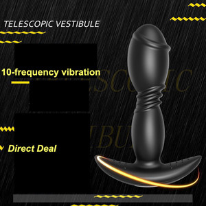 App-Fernbedienung Butt Plug Prostata-Massagegerät WLAN Bluetooth Teleskop-Dildo Anal-Vibrator für Männer Frauen Masturbator Sexspielzeug - Product Image 3