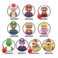 Oyun Mario Oyuncakları Toptan Satış Mini Plastik Hediye Çok Satan Juguetes Çocuklar İçin Eğitici Yapım Blokları Setleri Çocuk Oyuncakları