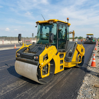 XD105T 10-Tonnen-Doppeltrommel-Vibrationswalze 104kW Dual-Frequenz 55Hz 110kN Flughafen-Autobahn-Asphalt Export Direkt ab Werk Topseller