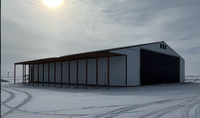 Rüzgar Geçirmez Geniş Açıklıklı Prefabrik Çelik Uçak Hangarı Havacılık Altyapı Projesi için Endüstriyel Uçak Hangarı