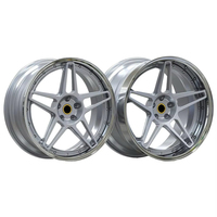 Nouvelle jante en alliage d'aluminium forgé sur mesure 5x114.3 compatible avec les pneus de voiture 458 F8 F133 F142 FF140 F154 F152 F167 F12 F171 F173 F175