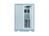 Salle de bain portable de luxe moderne en conteneur pour le camping, les activités de plein air, les parcs, les toilettes mobiles avec salle de douche