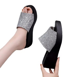 Ladies Summer Spring Autumn Sandals Slippers Wholesale Platform Chunky Wedge Heel Shoes Lighted Cushioning Features for Women - Product Image 5