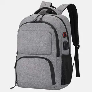 waterproof usb charging laptops backpack college school satchel bags for men boys