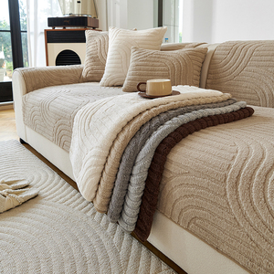 Factory Wholesale Custom Elastic Ripple Jacquard <strong>Sofa</strong> Slipcovers Pet-Friendly <strong>Covers</strong> <strong>for</strong> <strong>Sofas</strong> - Product Image 6