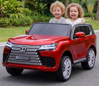 Voiture électrique multifonctionnelle unisexe pour enfants, homologuée, 12V7, à batterie, avec commande centrale