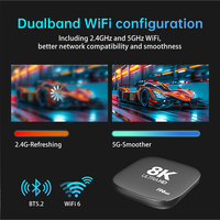 Boîtier TV Topleo Android, Récepteur Satellite Décodeur Certifié Neuf 4K, Smart Android TV Box Onn