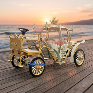 Mini carrosse électrique Princesse Cendrillon avec roues à ventouse, de haute qualité, à vendre - Product Image 1