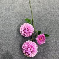 Bunga Peony Sutra Buatan Grosir 3 Kepala untuk Dekorasi Natal, Wisuda, Hari Valentine, Tahun Baru, dan Pernikahan