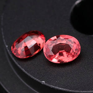 Piedra <span class=keywords><strong>de</strong></span> Gema naranja <span class=keywords><strong>de</strong></span> zafiro cultivada en laboratorio, Gema suelta <span class=keywords><strong>de</strong></span> corte ovalado para <span class=keywords><strong>comprar</strong></span> en línea - Product Image 1