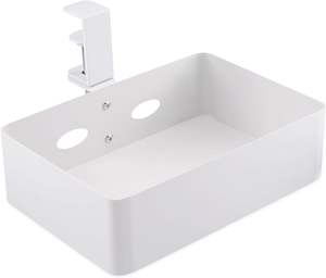 Tiroirs de rangement de <span class=keywords><strong>bureau</strong></span> en matériau PC à un étage rotatif à <span class=keywords><strong>360</strong></span> ° <span class=keywords><strong>Plateau</strong></span> organisateur caché pour <span class=keywords><strong>bureau</strong></span> à domicile Support de tiroir en boîte - Product Image 6