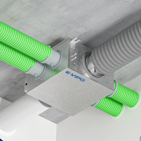 Ventilateur d'extraction centrifuge silencieux E-VIPO pour usage résidentiel, avec moteur silencieux, pour conduits intégrés, ventilateur d'extraction multi-ports
