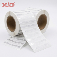 Etiqueta RFID Pasiva UHF de 860~960 MHz, Etiqueta Inteligente UHF de Largo Alcance, Etiqueta RFID UHF, Etiqueta Adhesiva RFID Pasiva
