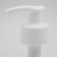 28/410 vente en gros personnalisé pour les bouteilles tout en plastique blanc pompe à lotion gauche et droite