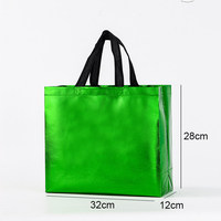 Sac de shopping en non-tissé laminé imprimé avec logo personnalisé, écologique, réutilisable, durable, sac fourre-tout promotionnel en gros
